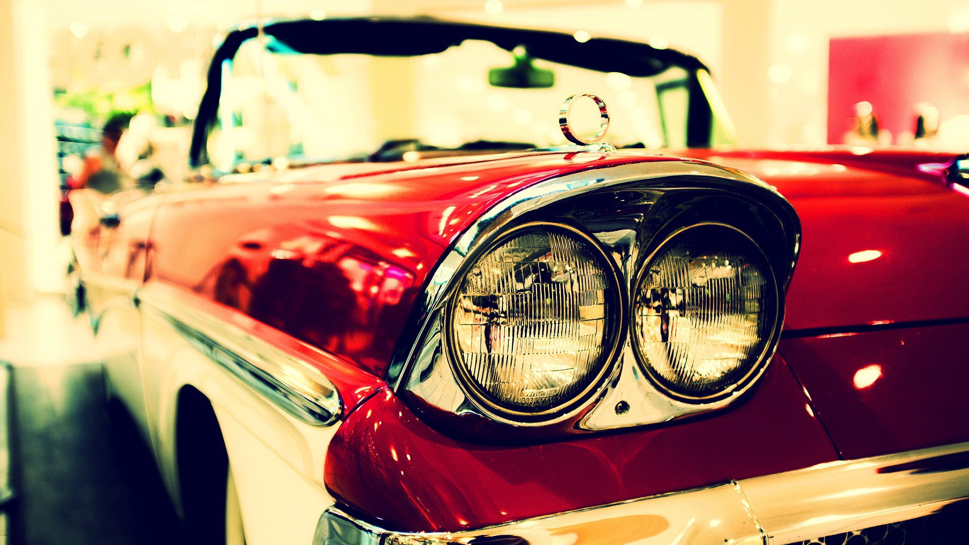 Red Vintage Car Wallpaper - Classic Car Hd Wallpaper 1080p - HD Wallpaper 