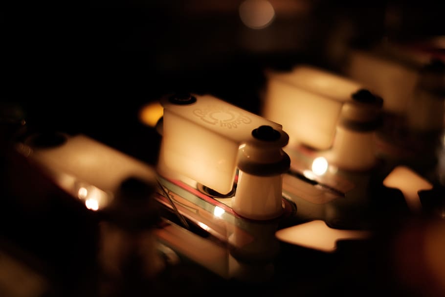 France, Macro, Doors, Bokeh, Pinball, Flipper, Bally, - Darkness - HD Wallpaper 