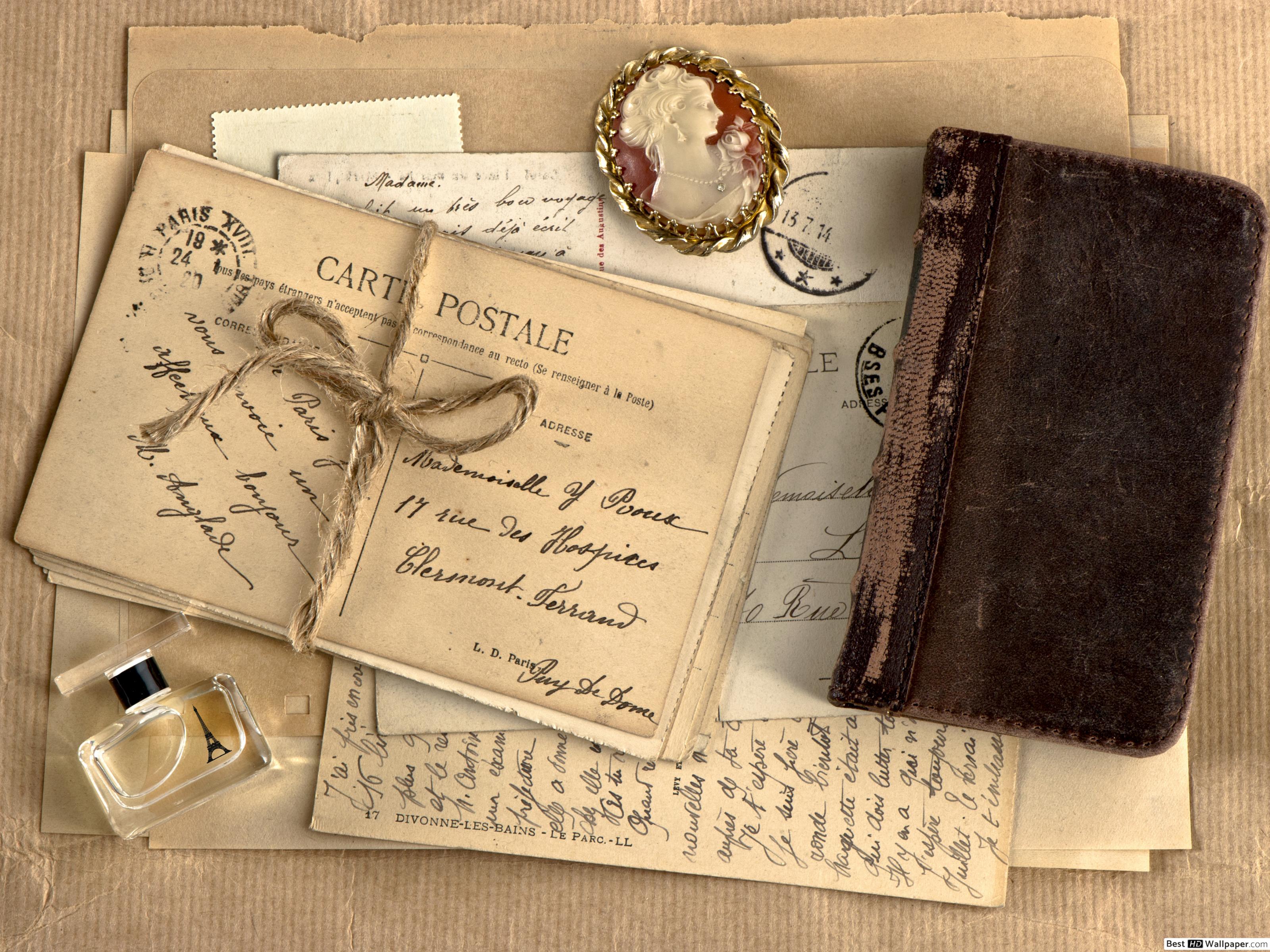 Vintage Notebook - HD Wallpaper 