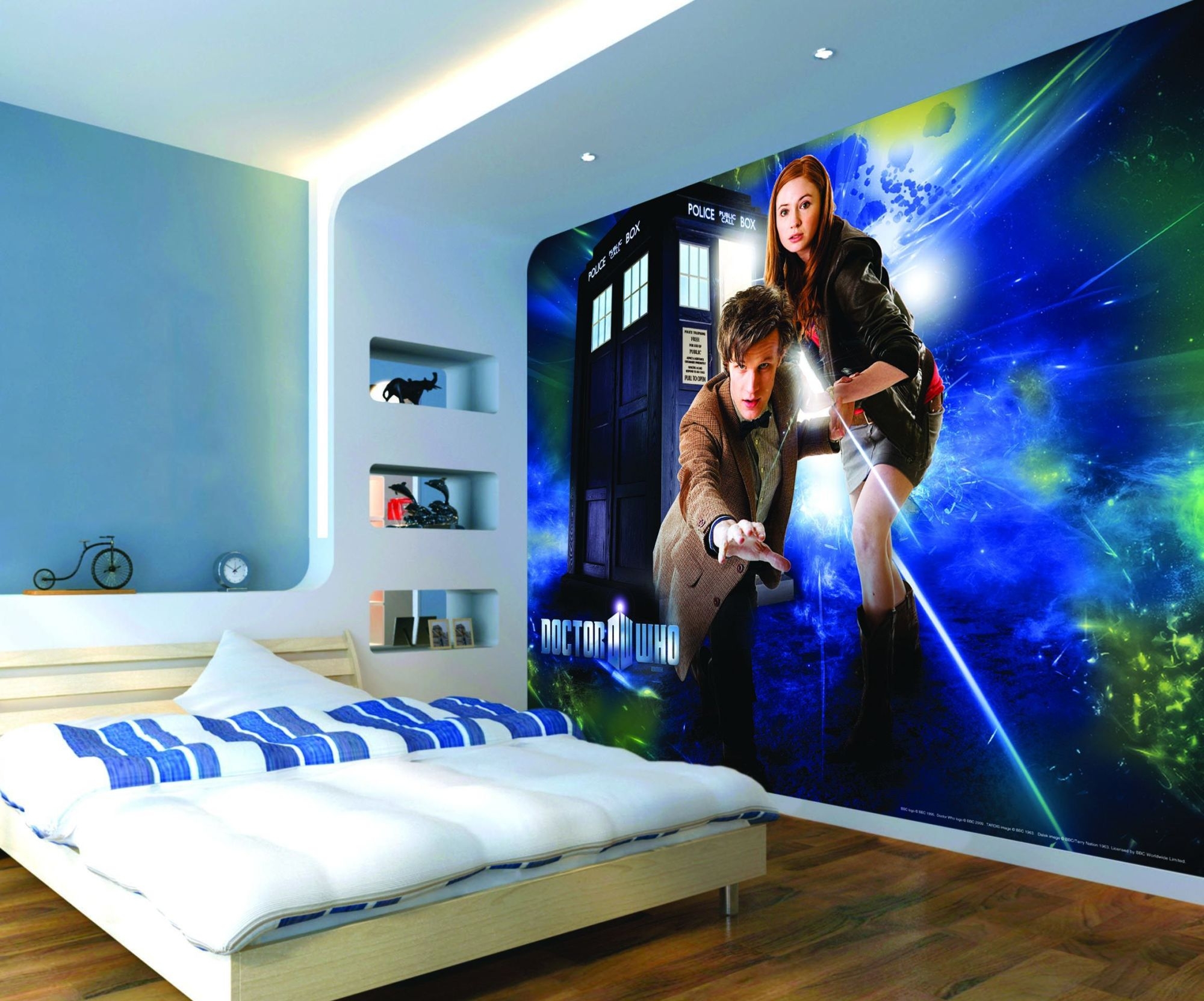 Tardis Interior Wall Muralmurals Wallpaper Direct - HD Wallpaper 