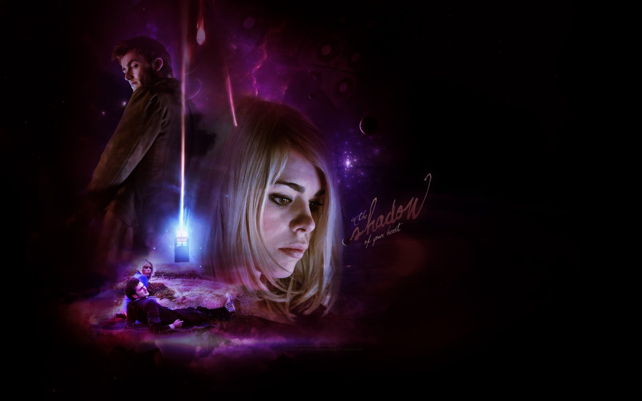 The Doctor & Rose - Darkness - HD Wallpaper 