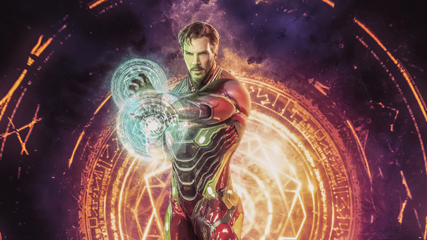 If Iron Man Doctor Strange - HD Wallpaper 