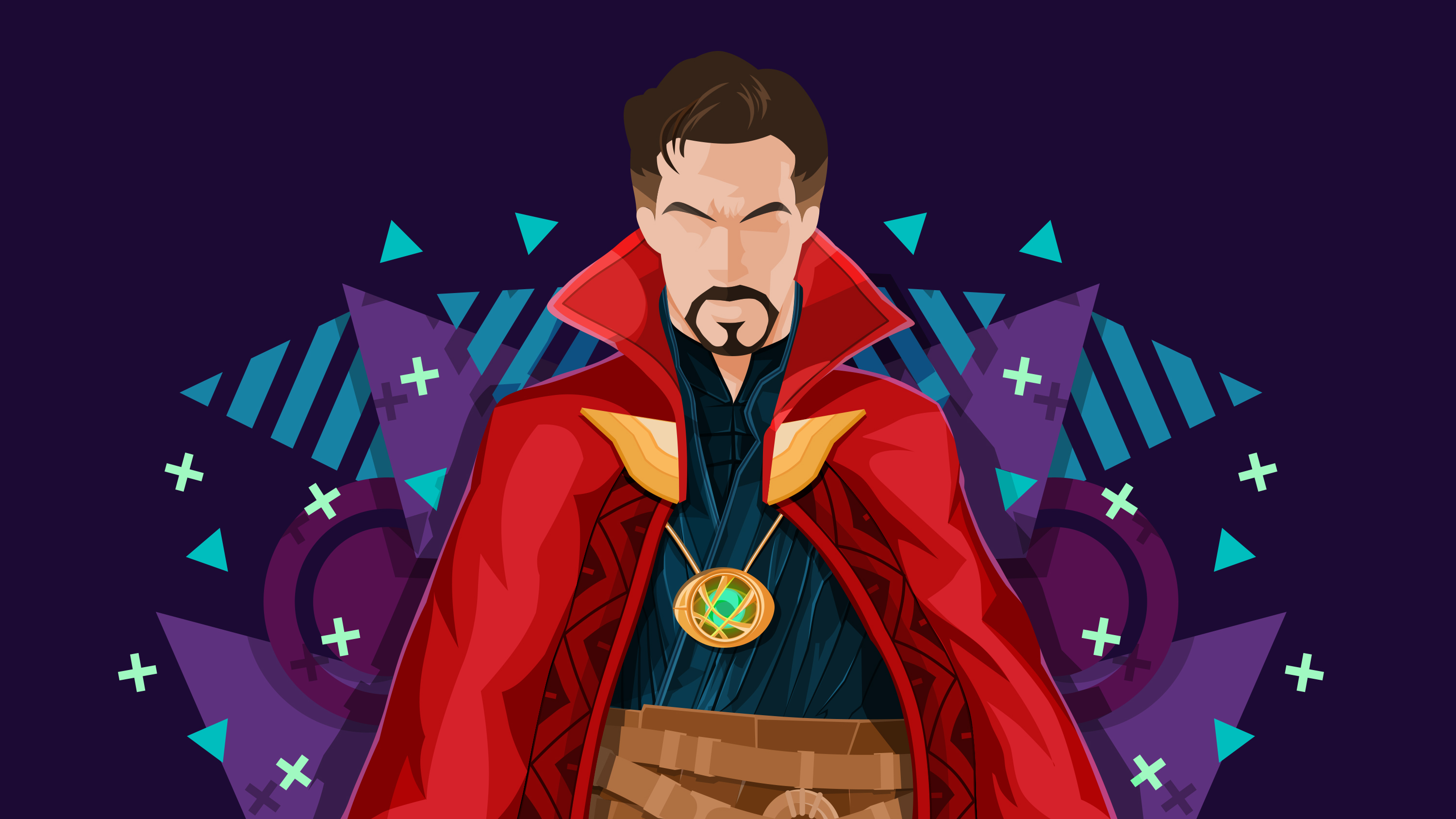 Doctor Strange Minimal Wallpapers - Doctor Strange Wallpaper Pc - HD Wallpaper 