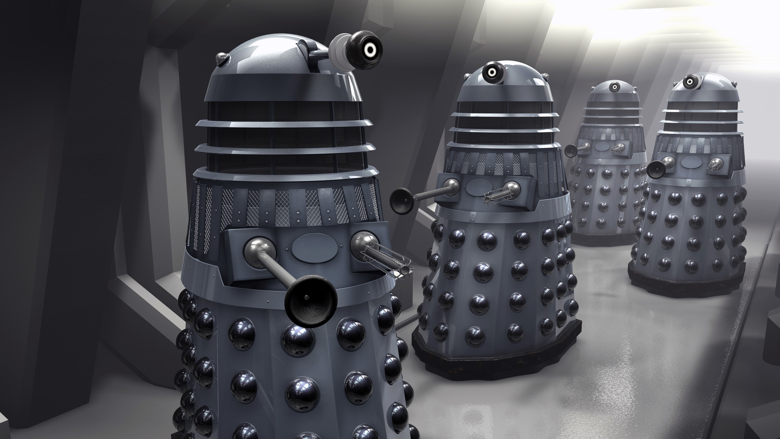 Wallpaper Monster, Doctor Who, Mechanism - Dr Who Classic Grey Dalek - HD Wallpaper 