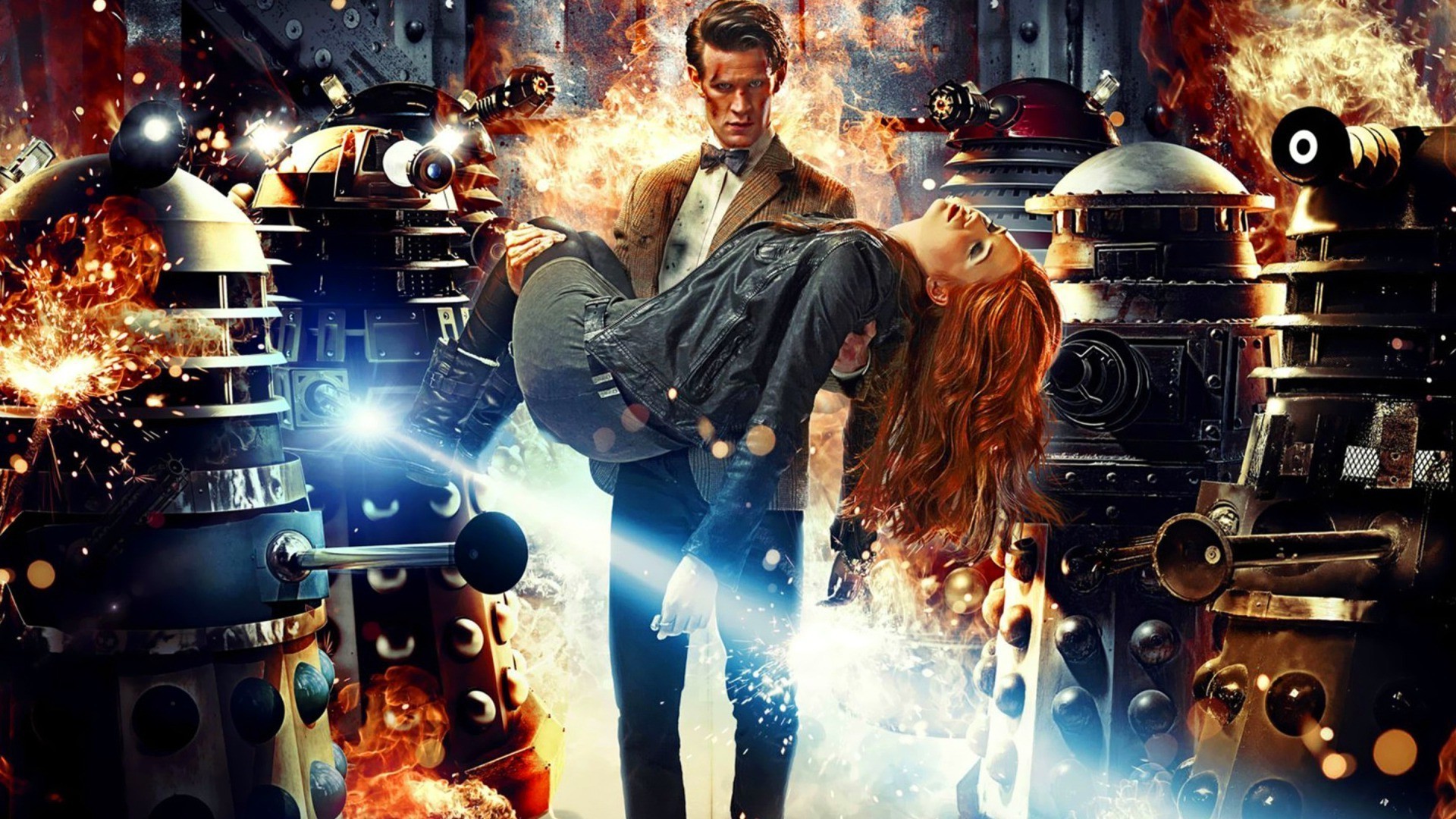 The Doctor And Amy Pond Doctor Who Wallpaper - Doctor Who Background Amy - HD Wallpaper 