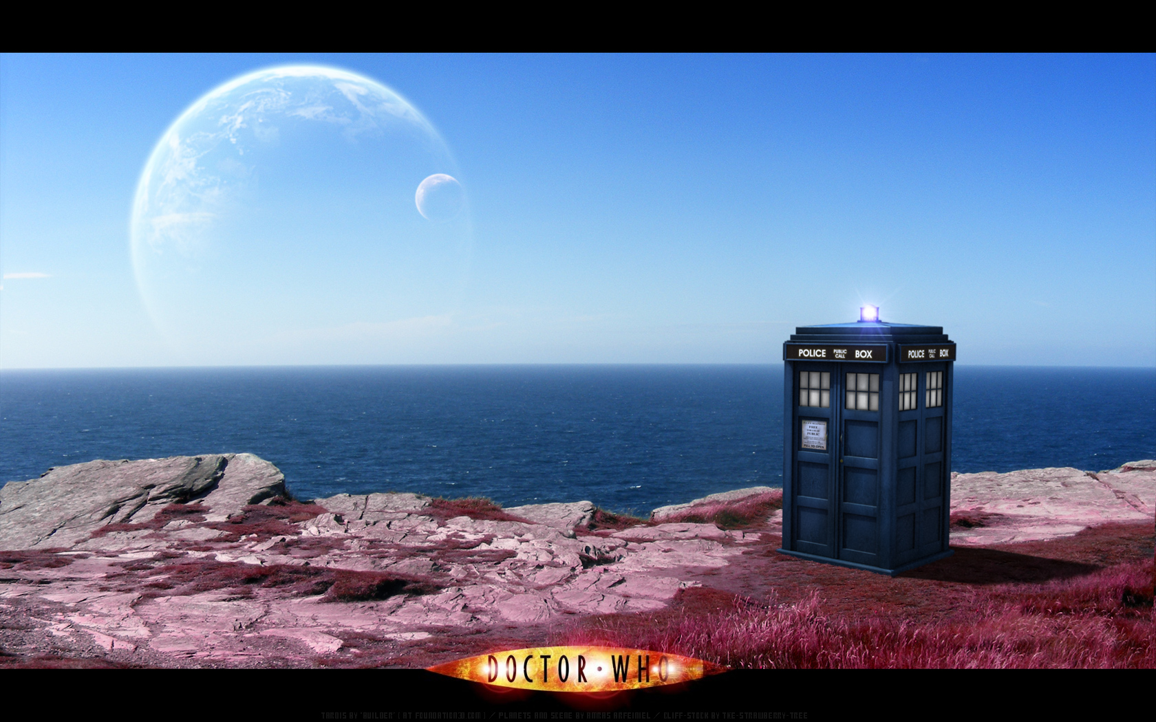Doctor Who Tardis Planet - HD Wallpaper 