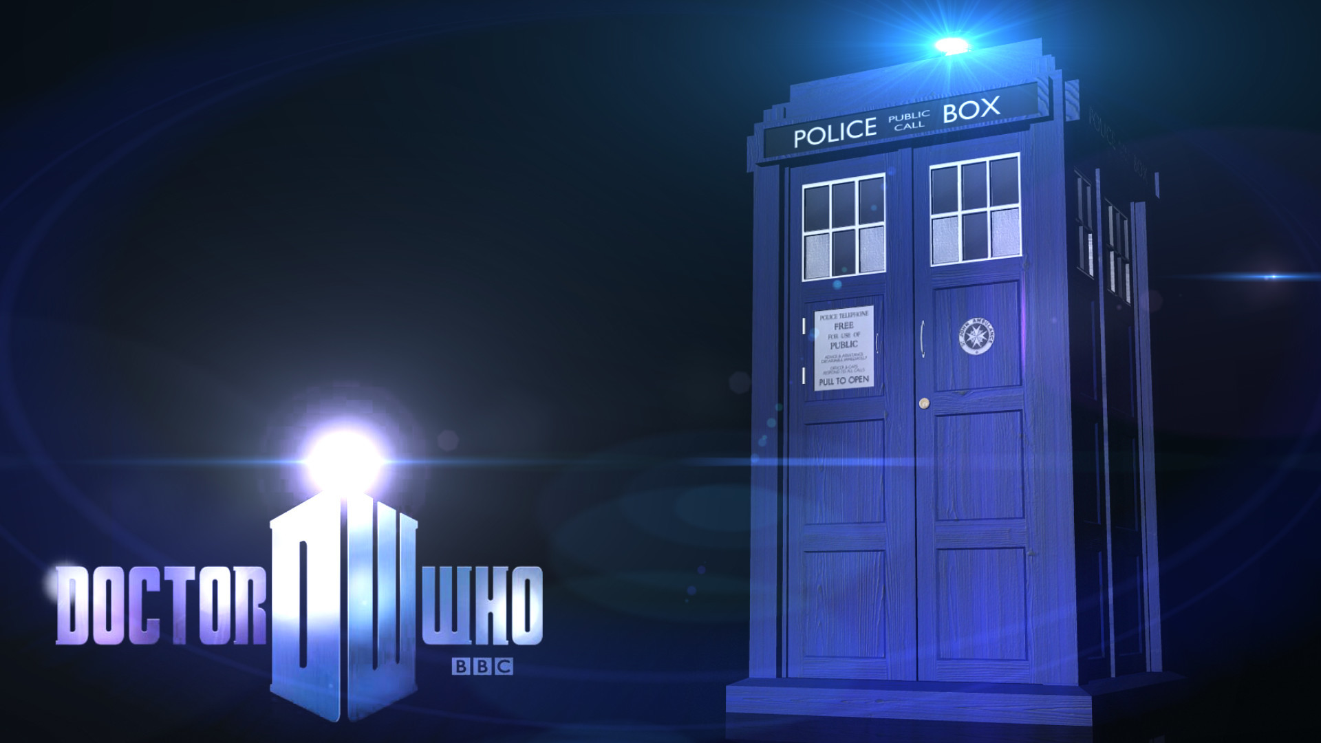 Doctor Who Wallpaper Tardis 44479 
 Data Src Download - Doctor Who Logo 2010 - HD Wallpaper 