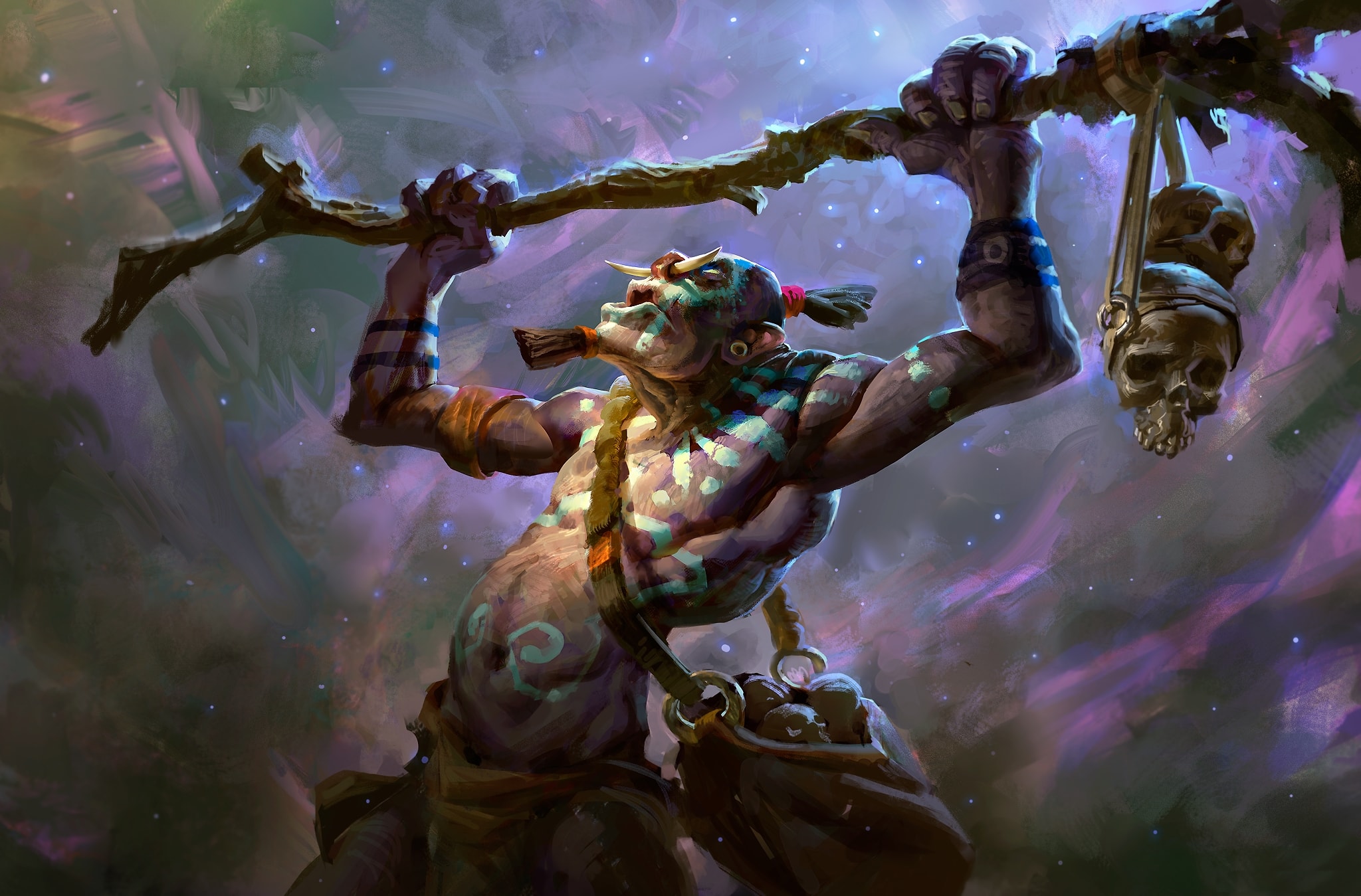 Witch Doctor For Mobile - Witch Doctor Dota 2 Wallpaper Hd - HD Wallpaper 