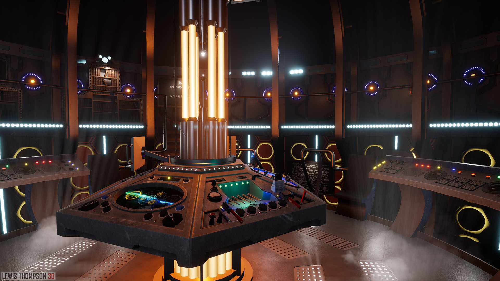 Tardis Interior Unreal Engine - HD Wallpaper 