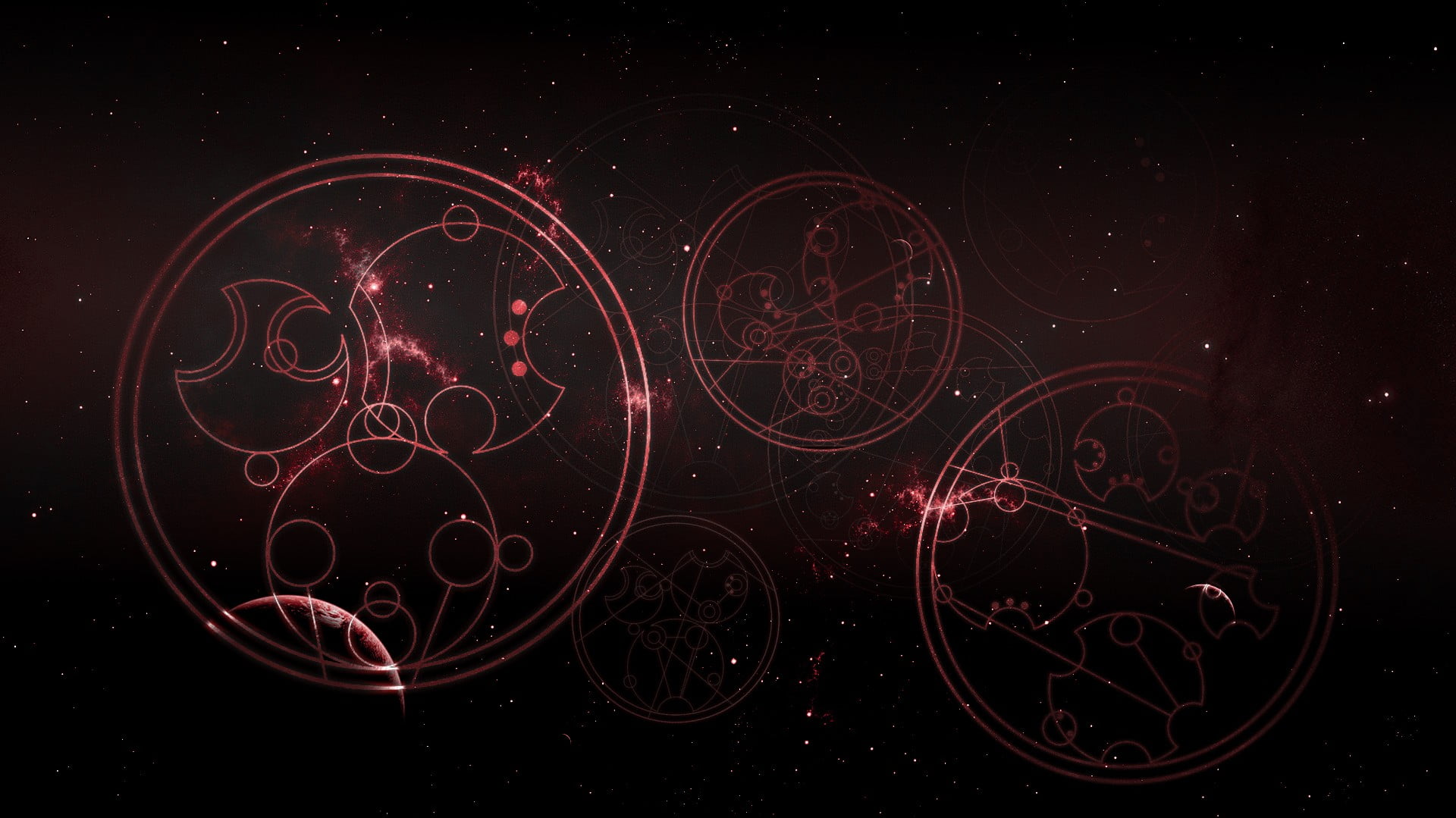 Doctor Who Wallpaper Gallifreyan - HD Wallpaper 