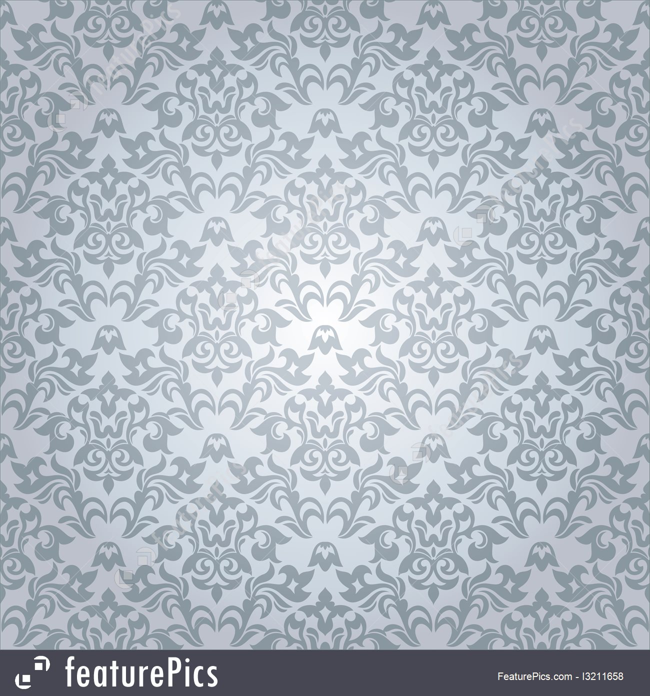 Abstract Seamless Damask Wallpaper Vector Illustration - Wallpaper - HD Wallpaper 