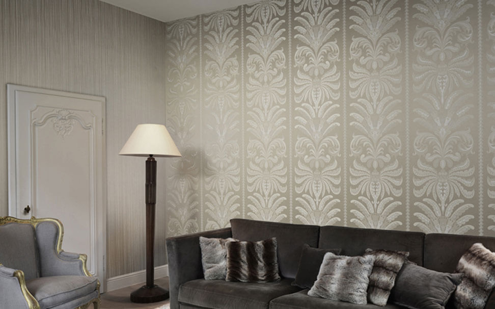 Damask Designer Wallpaper - Wallpaper - HD Wallpaper 