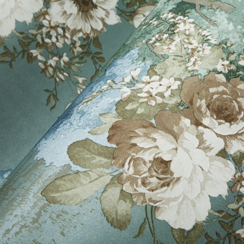 Beibehang European Vintage Damask Wallpaper For Walls - Bed Sheet - HD Wallpaper 