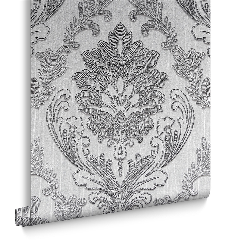 Tapeta Glamour Srebrno Grafitowa - HD Wallpaper 