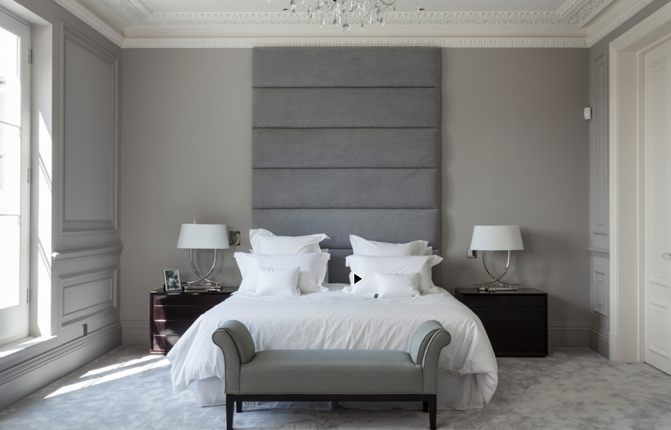 Grey Bedroom Grey Carpet - HD Wallpaper 