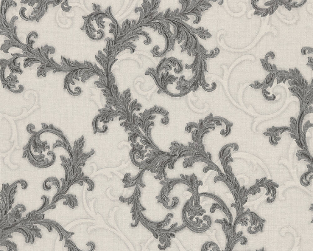 Versace Home Wallpaper - Versace Wallpaper White And Grey - HD Wallpaper 