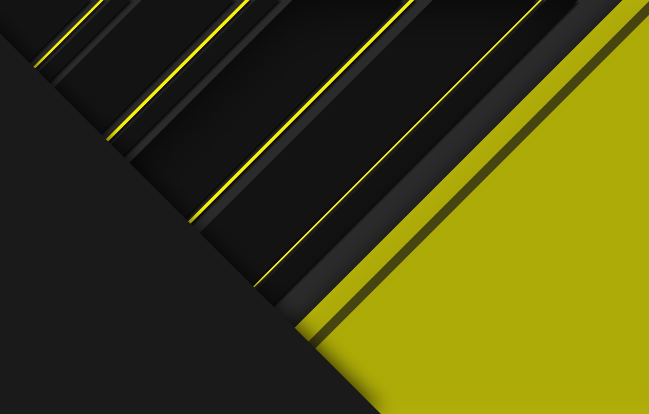 Photo Wallpaper Line, Yellow, Grey, Yellow, Lines, - Yellow Cool Line - HD Wallpaper 