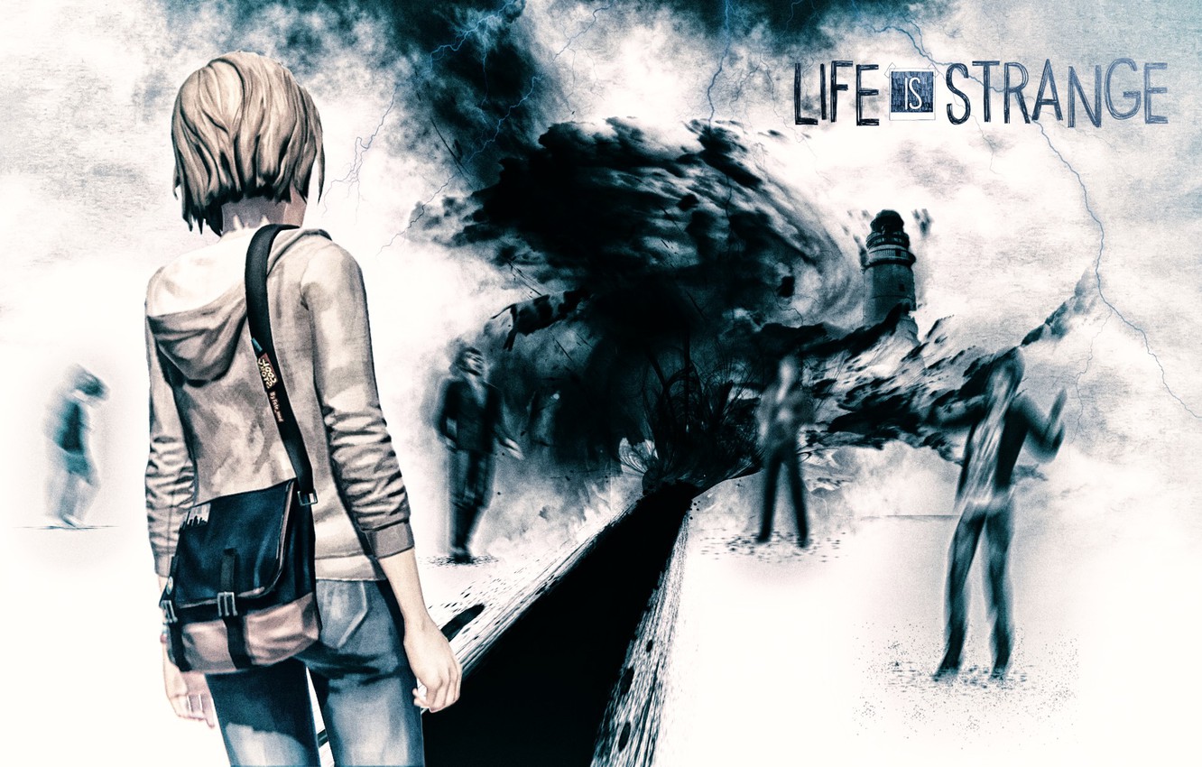 Photo Wallpaper The Storm, Storm, The Game, Lighthouse, - Life Is Strange - HD Wallpaper 