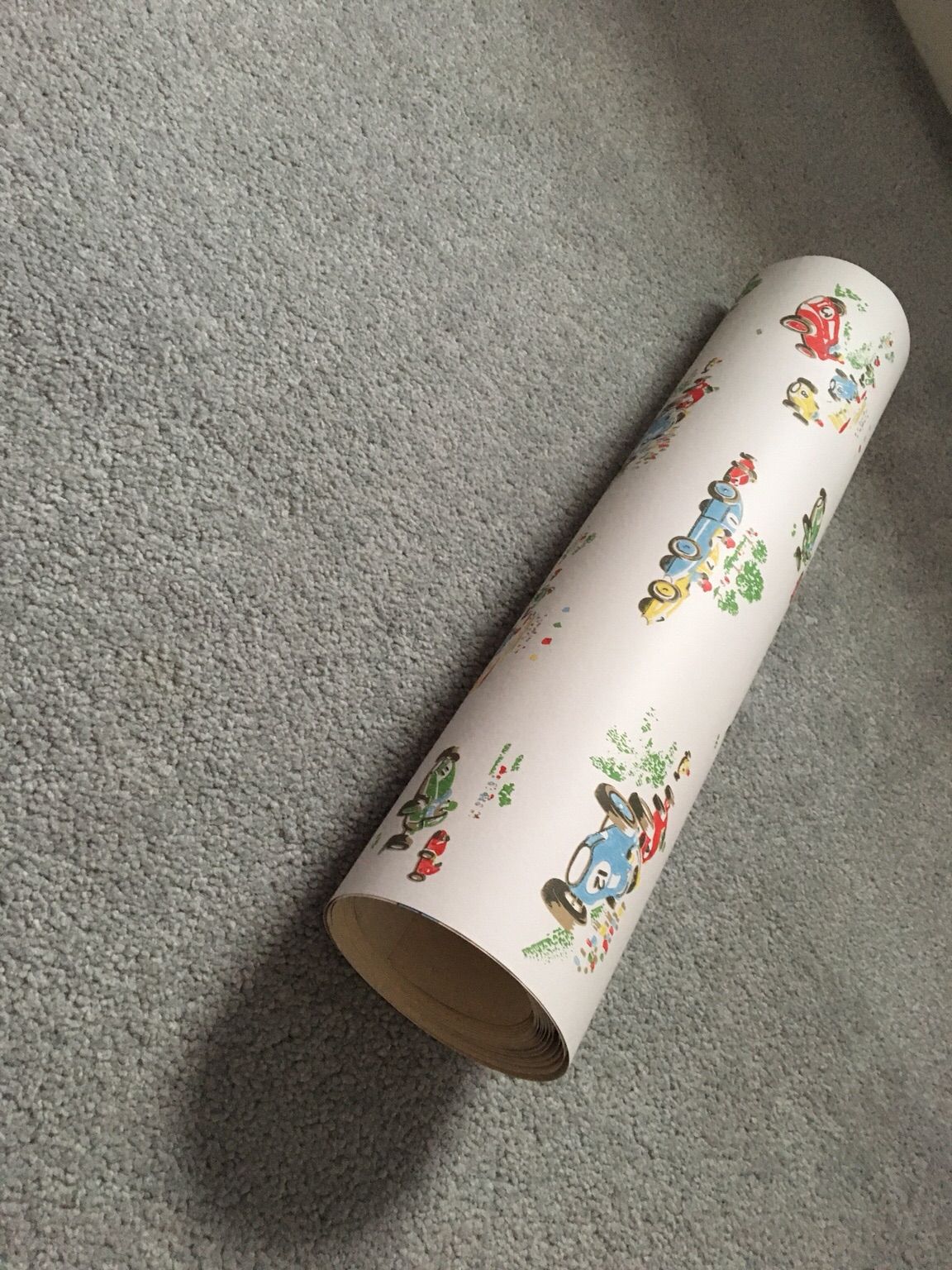 Around 6m Of Left Over Cath Kidston Racing Cars Wall - Label - HD Wallpaper 