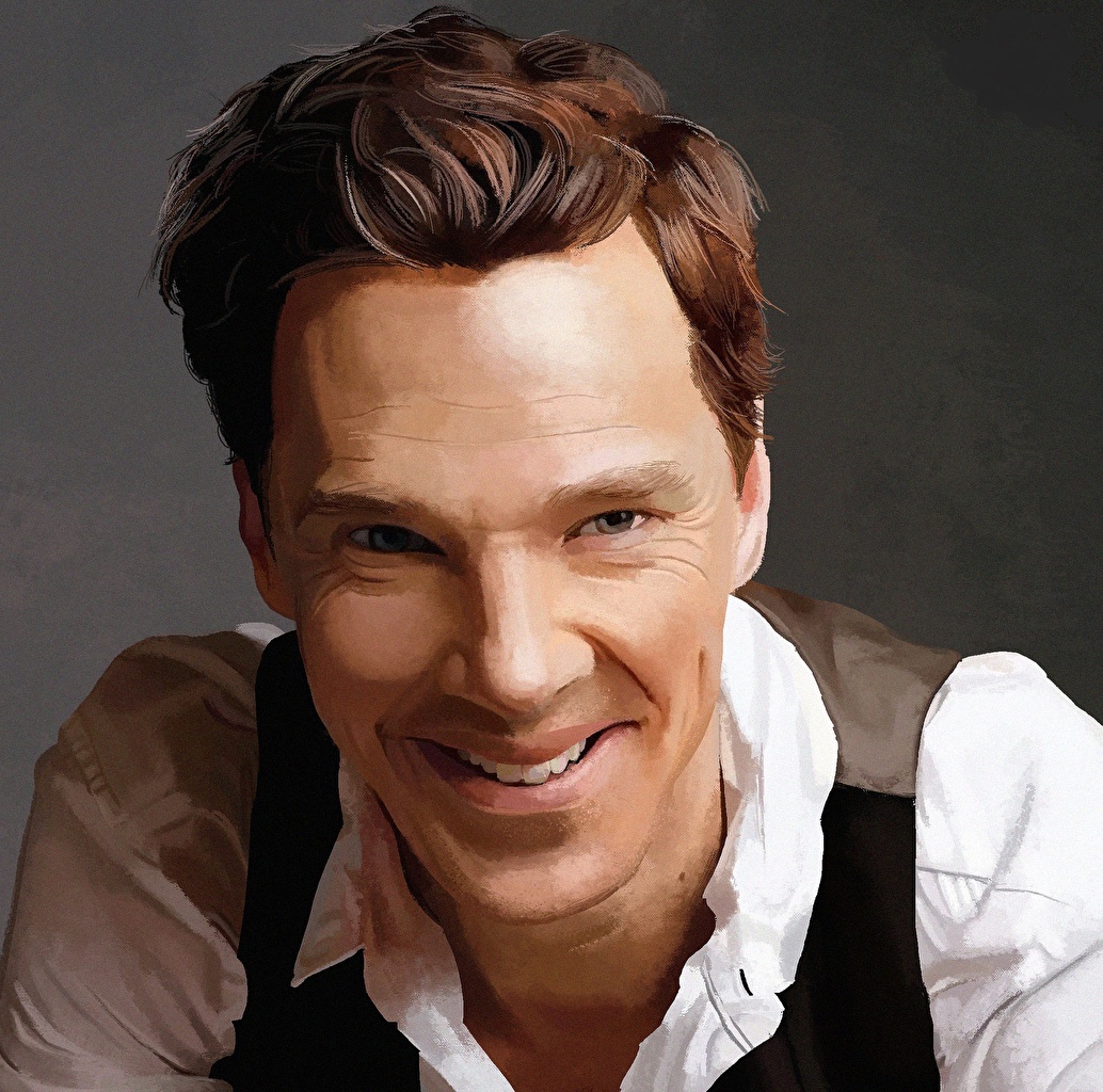 Benedict Cumberbatch Smile - HD Wallpaper 