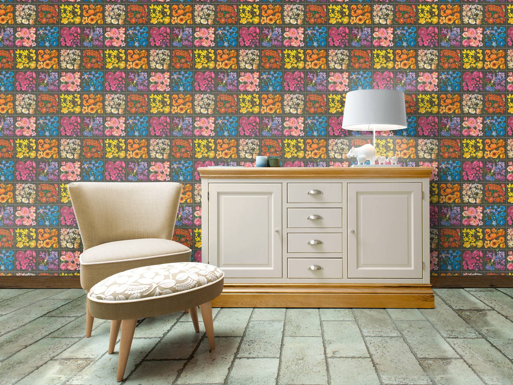 Morris & Co Tapet Honeysuckle & Tulip Emerald - HD Wallpaper 