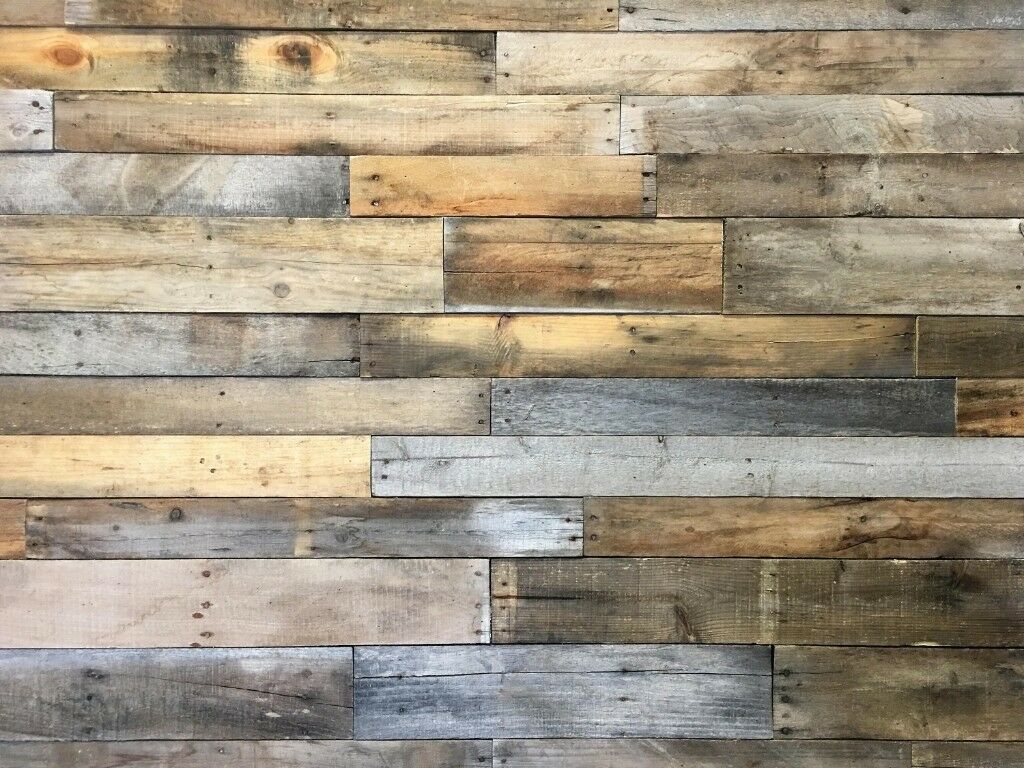 Reclaimed Wood Wall Texture - HD Wallpaper 