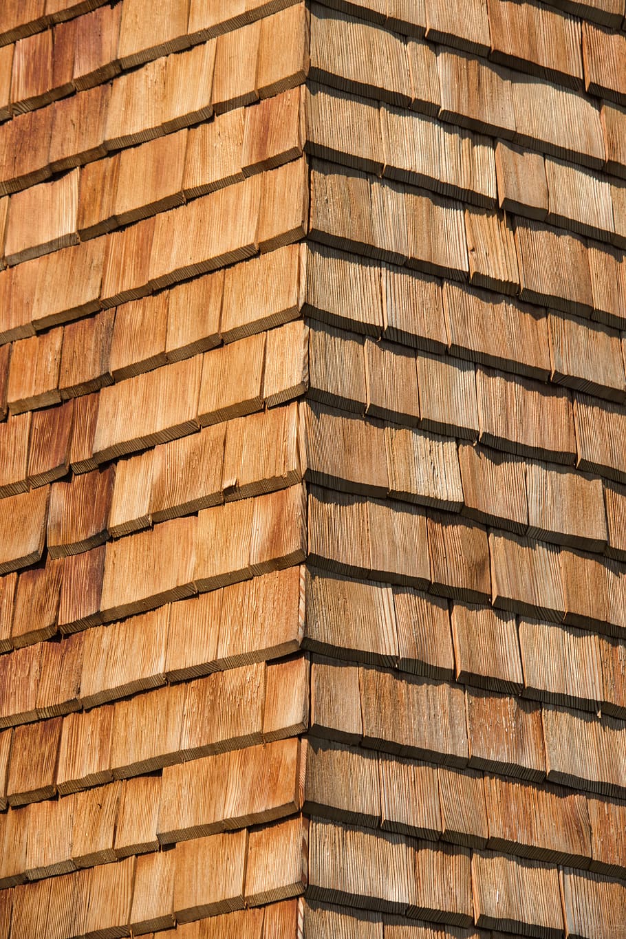 Shingle, Wood Shingles, Facade, Facade Cladding, Full - Shingles Facade - HD Wallpaper 