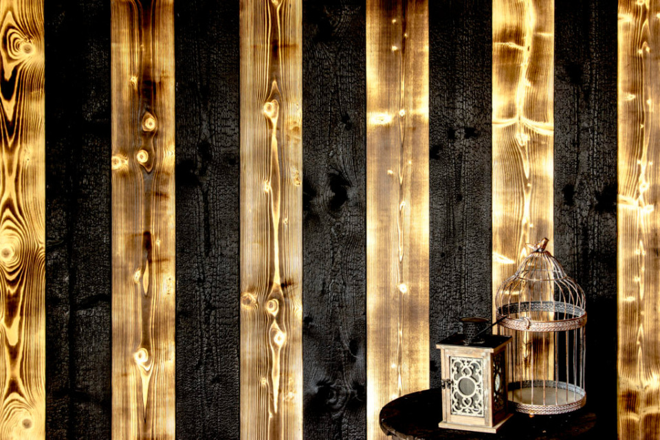 Shou Sugi Ban Gold - HD Wallpaper 