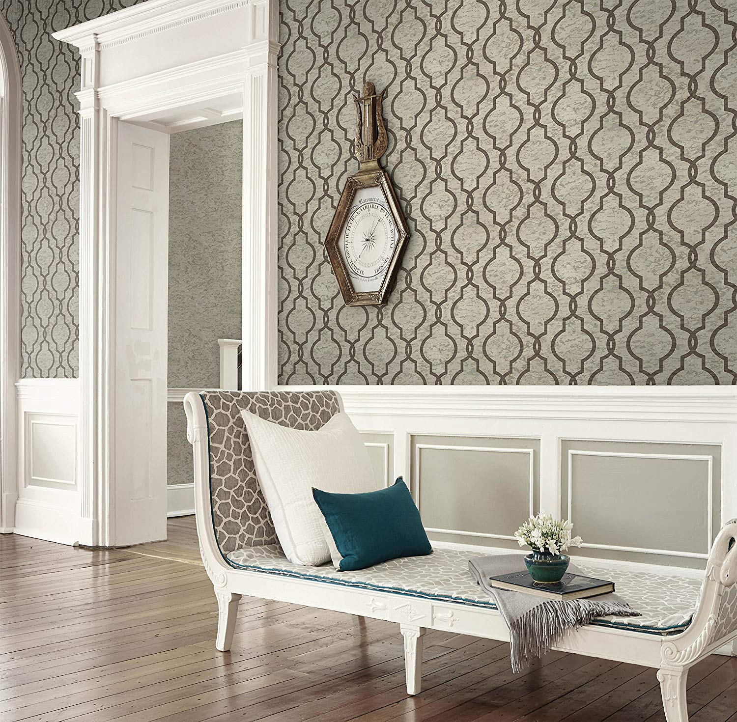 Geometric Cork Wallpaper - Uk20907 - HD Wallpaper 