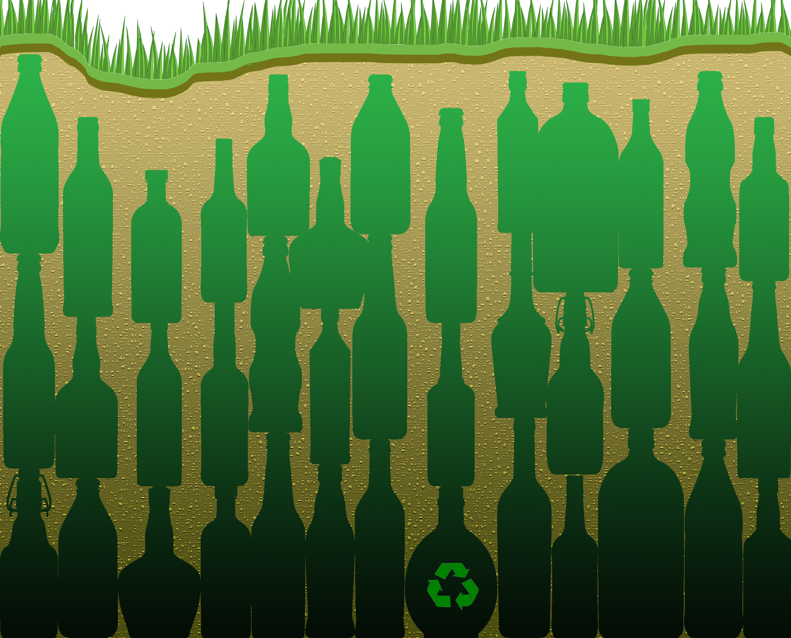 Recycle Glass - HD Wallpaper 