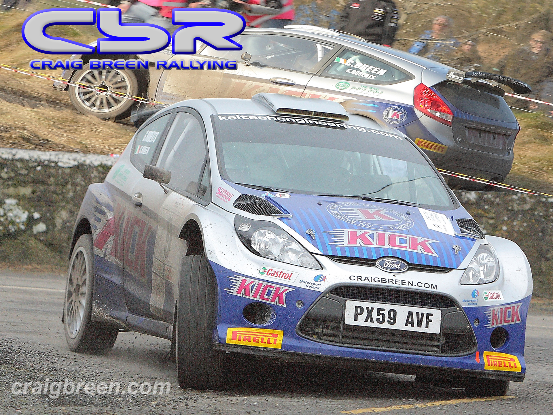 Craig Breen Fiesta Wrc - HD Wallpaper 