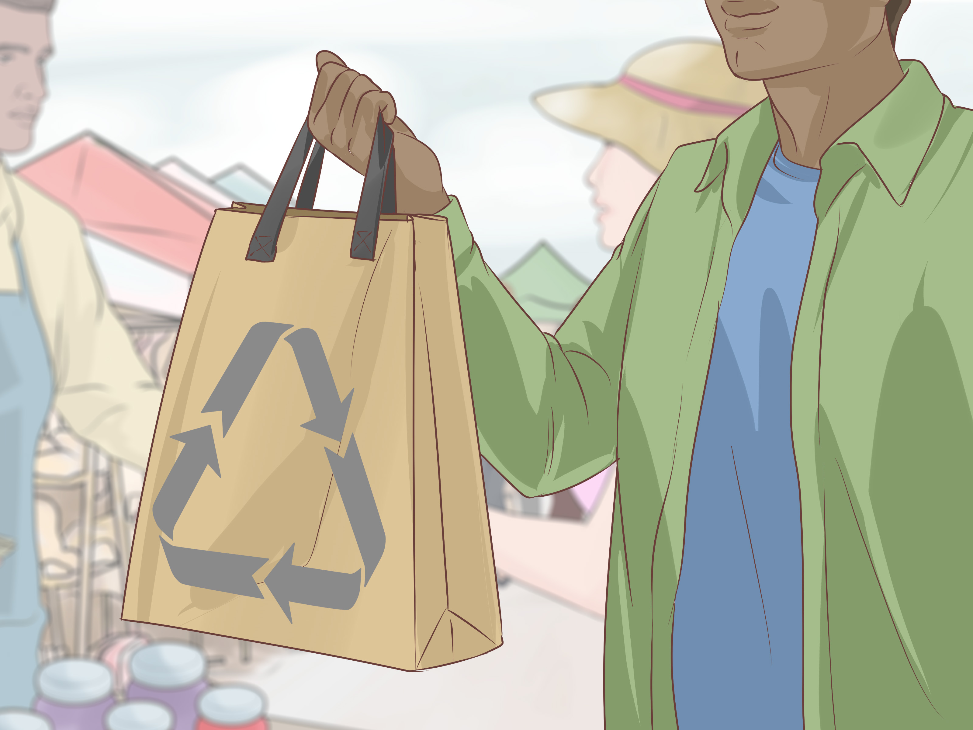 Image Titled Recycle Step - Cartoon - HD Wallpaper 