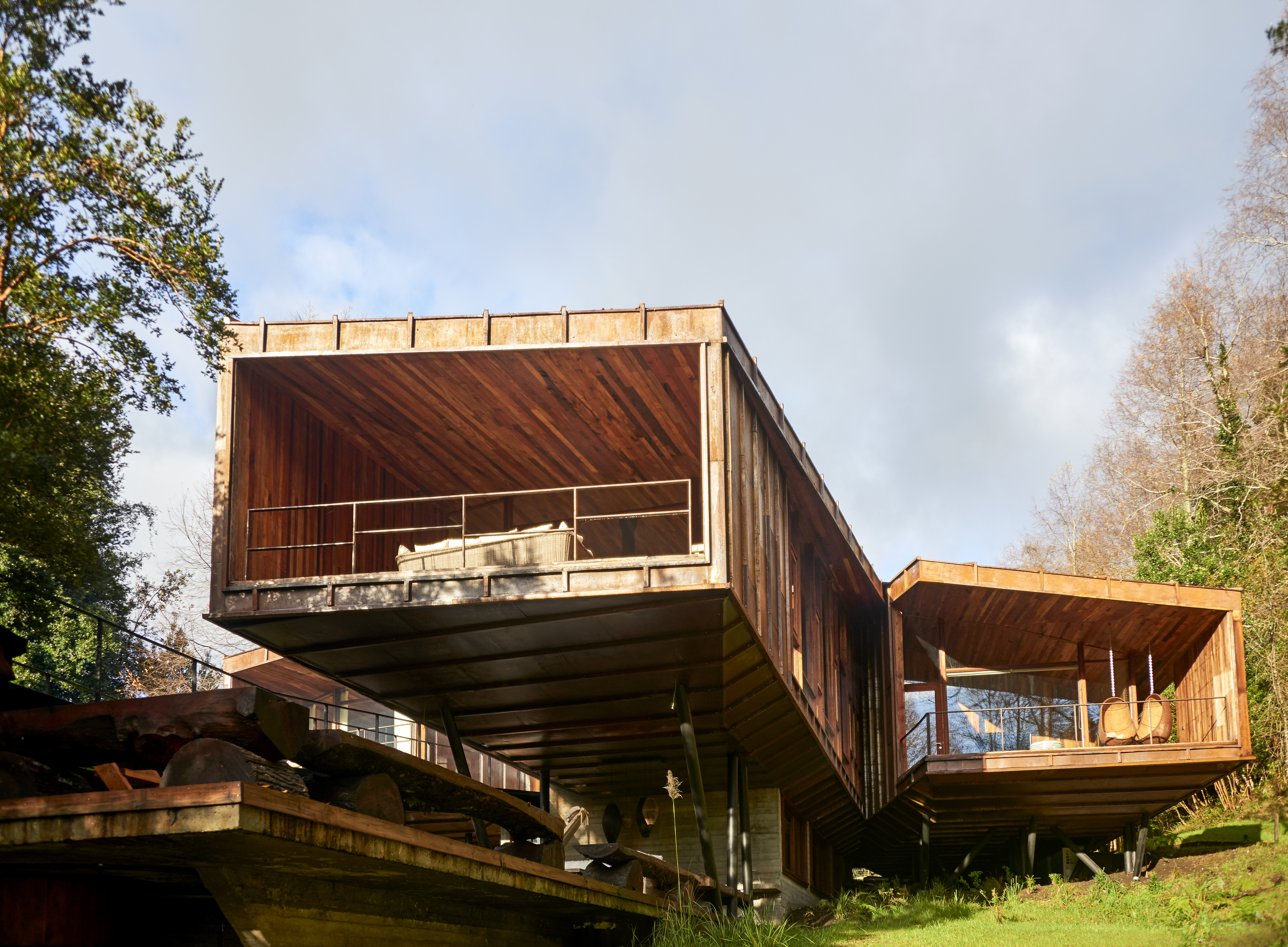 Wood House Wallpaper - HD Wallpaper 