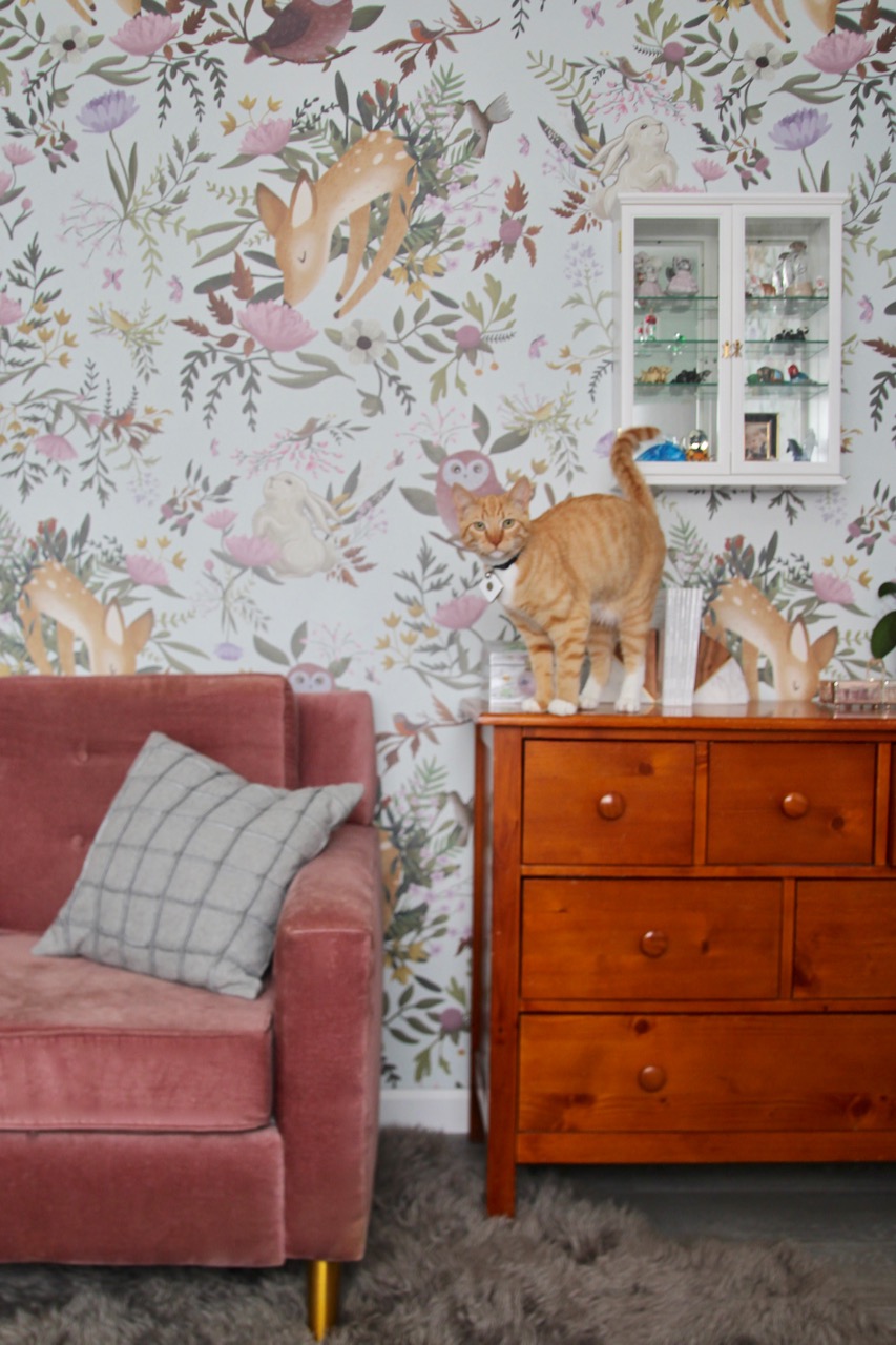 Anewall Oh Deer Mural Wallpaper - Cabinetry - HD Wallpaper 