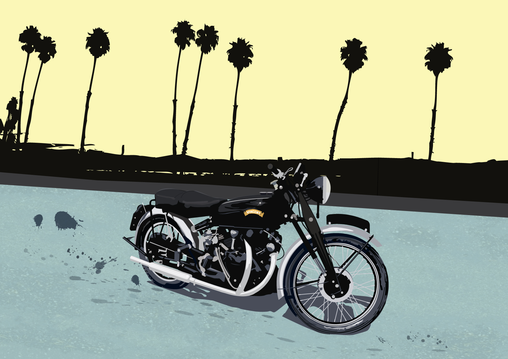 Andy Warhol Motorcycle - HD Wallpaper 