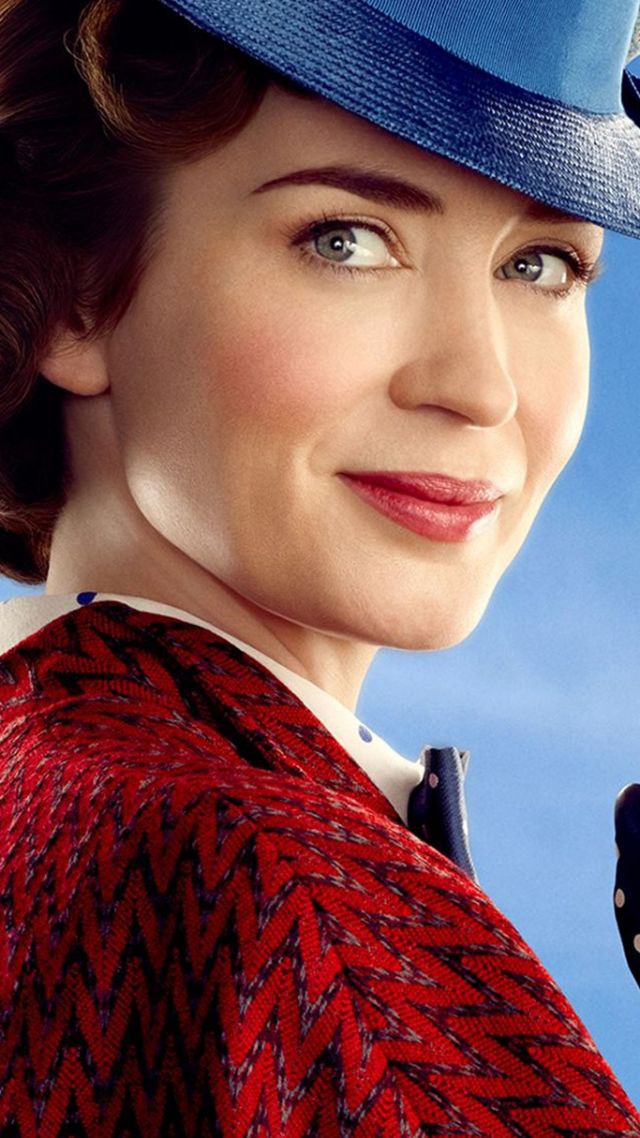 Mary Poppins Returns, Emily Blunt, Poster - Emily Blunt Mary Poppins Returns - HD Wallpaper 