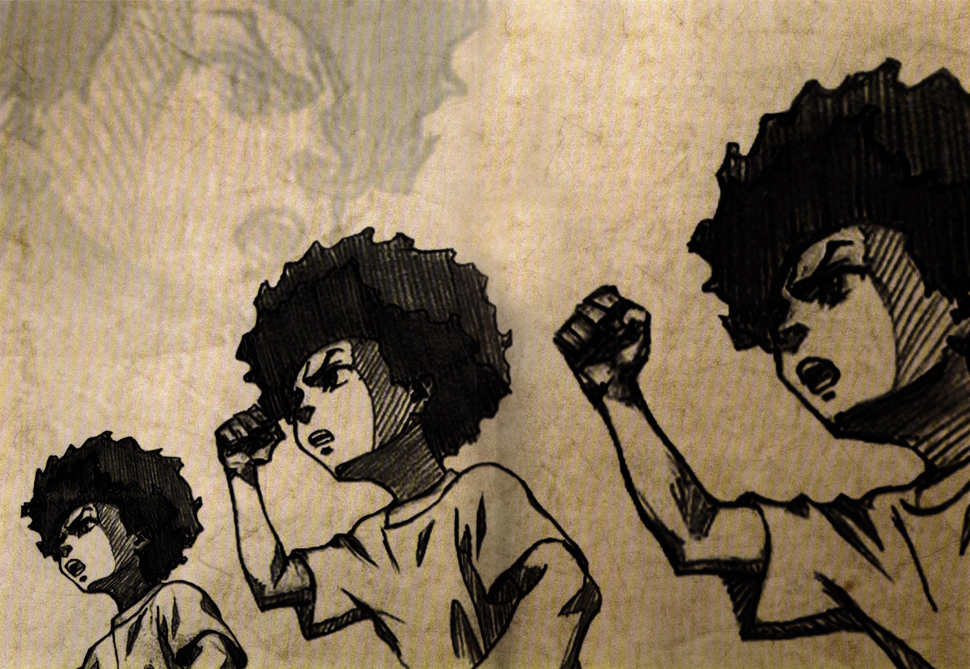 Hd Quality Wallpaper - Huey Boondocks Tattoo - HD Wallpaper 