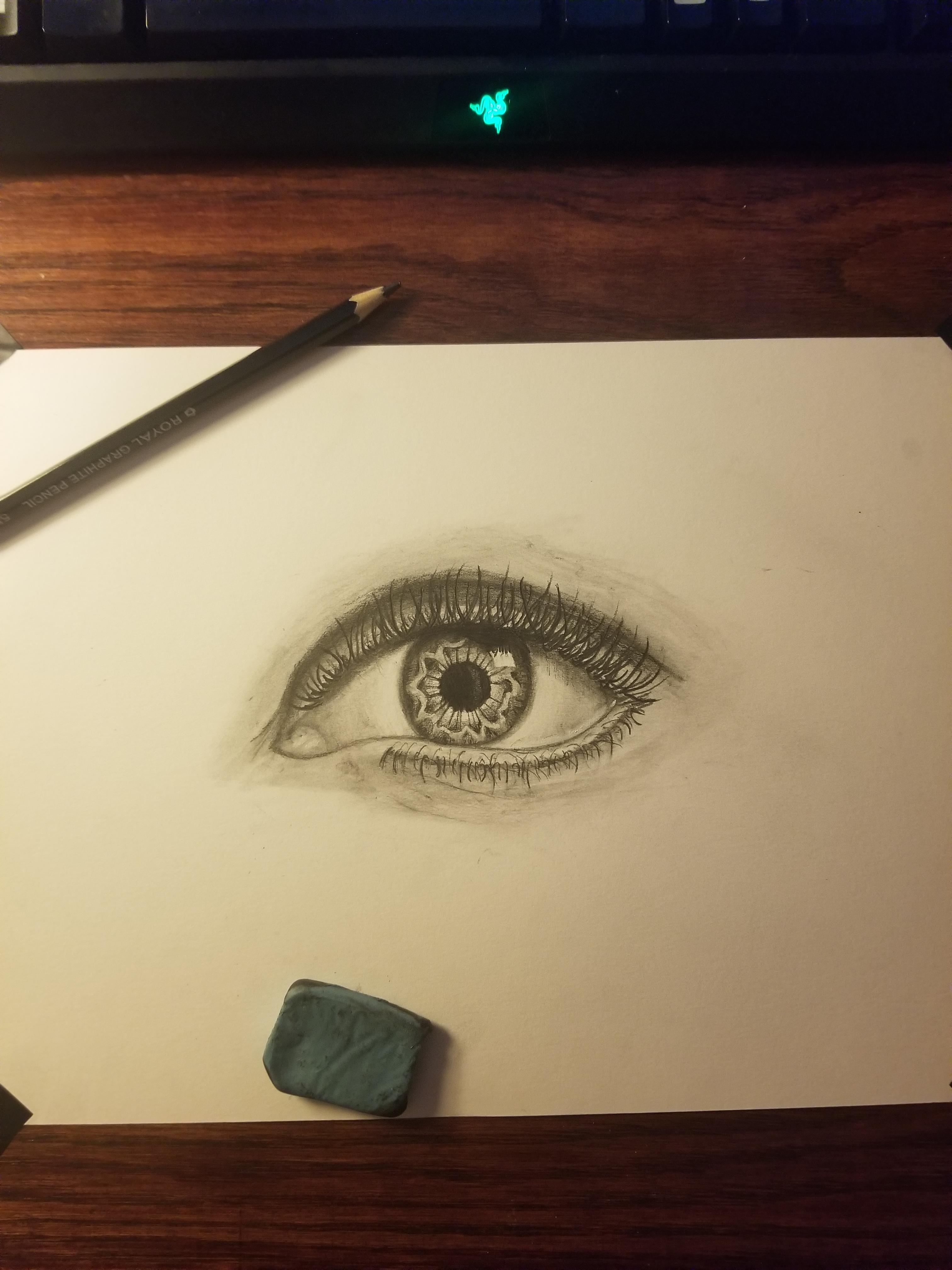 First Eye Drawing Hit Me With That Criticism Folks - Sketch - HD Wallpaper 