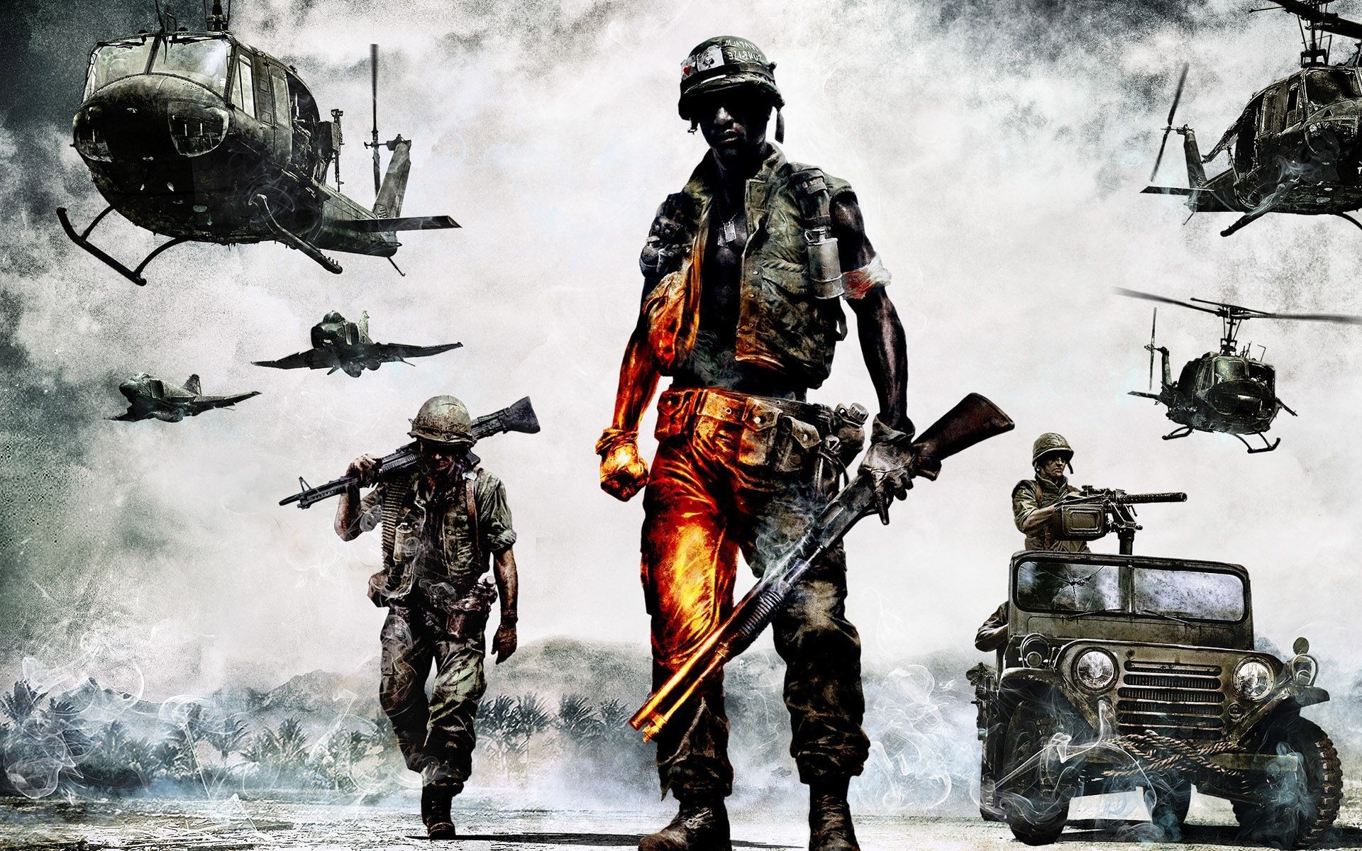 Bad Company 2 Wallpaper - Battlefield Bad Company 2 Vietnam - HD Wallpaper 