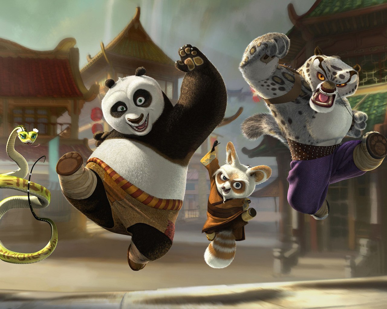 Kung Fu Panda - Kung Fu Panda Lynx - HD Wallpaper 