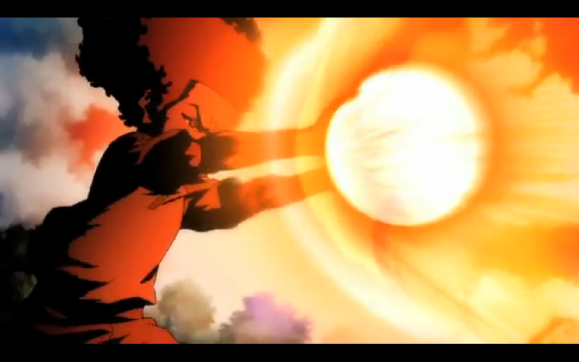 Huey Freeman Yellow Background - HD Wallpaper 