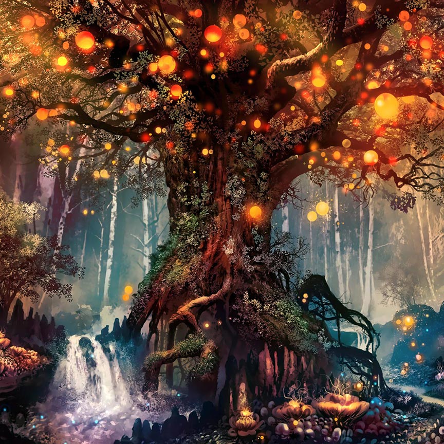 Fantasy Forest Wallpaper Engine - HD Wallpaper 