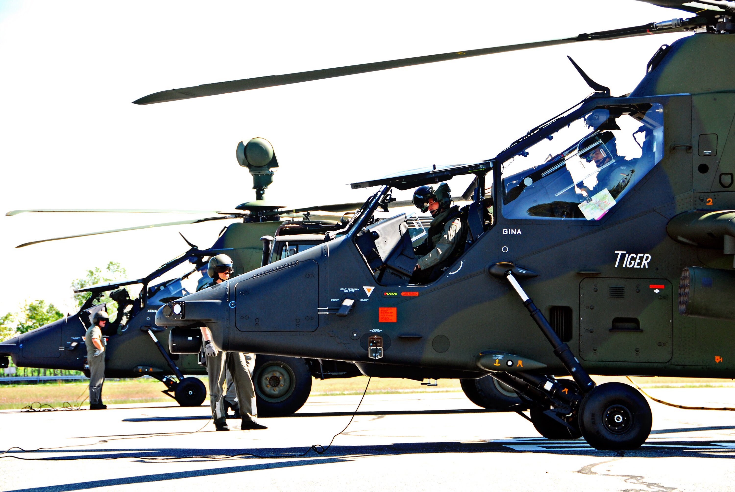 Nice Wallpapers Eurocopter Tiger 3000x2008px - Eurocopter Tiger Attack Helicopter - HD Wallpaper 