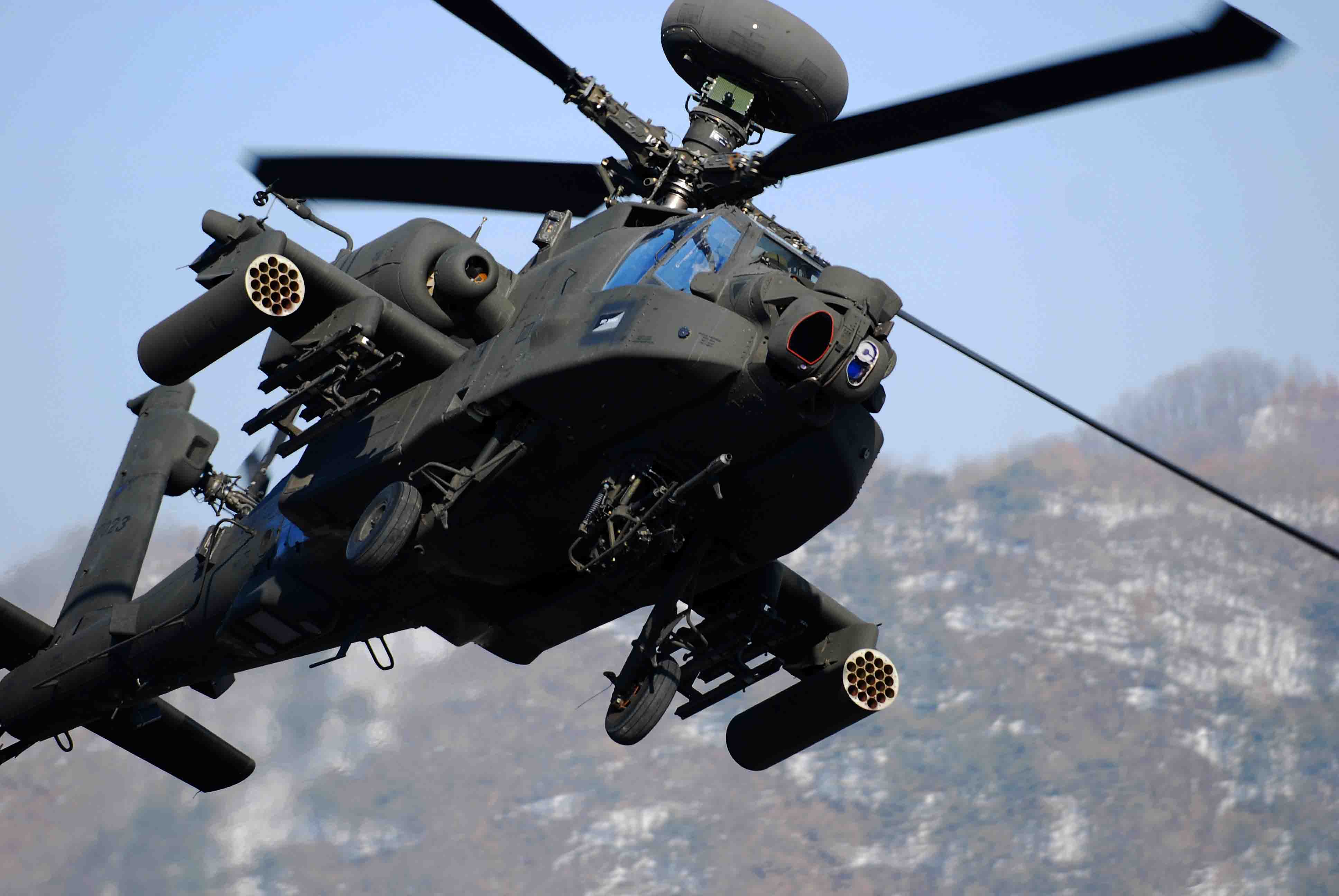 Apache Helicopter - HD Wallpaper 