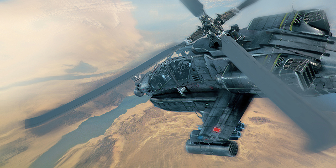 Helicopter Rotor - HD Wallpaper 