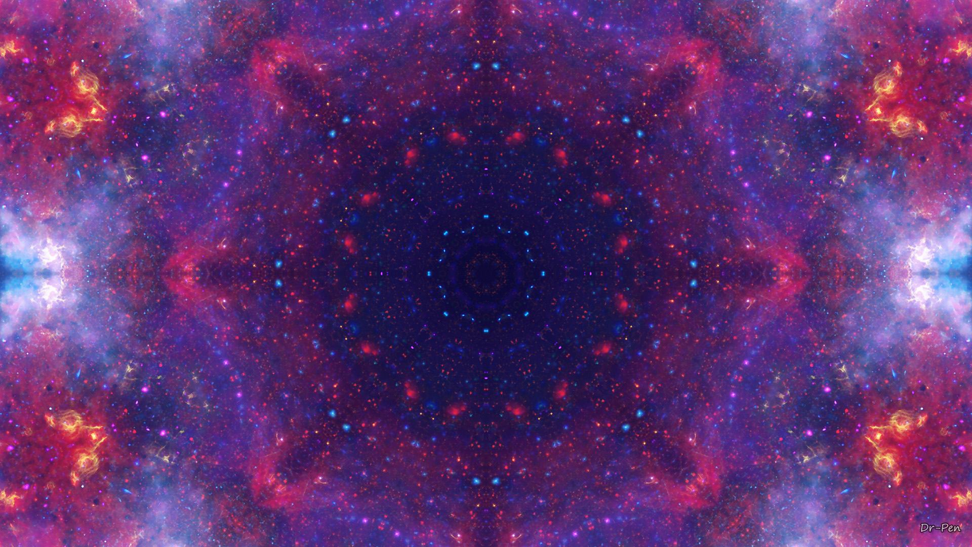 Dark Purple Purple Mandala - HD Wallpaper 