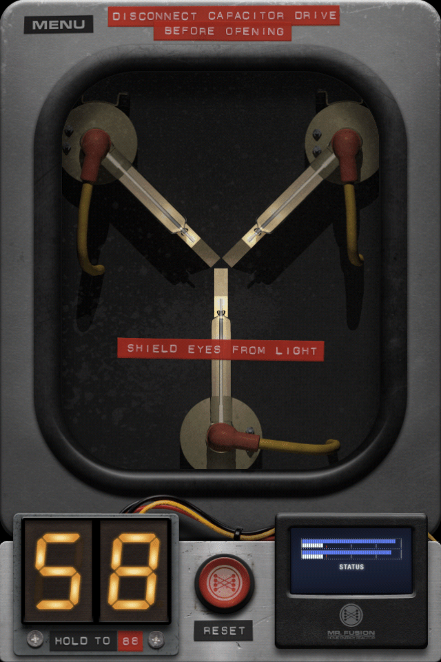 Back To The Future Iphone Wallpaper - Back To The Future Flux Capacitor - HD Wallpaper 