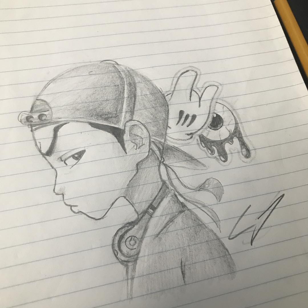 Graffiti Drawing Boondocks - HD Wallpaper 