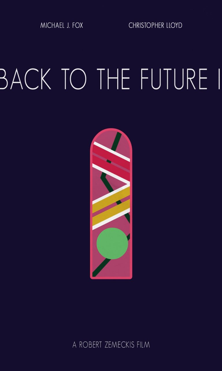 Minimal Poster Back To The Future - HD Wallpaper 