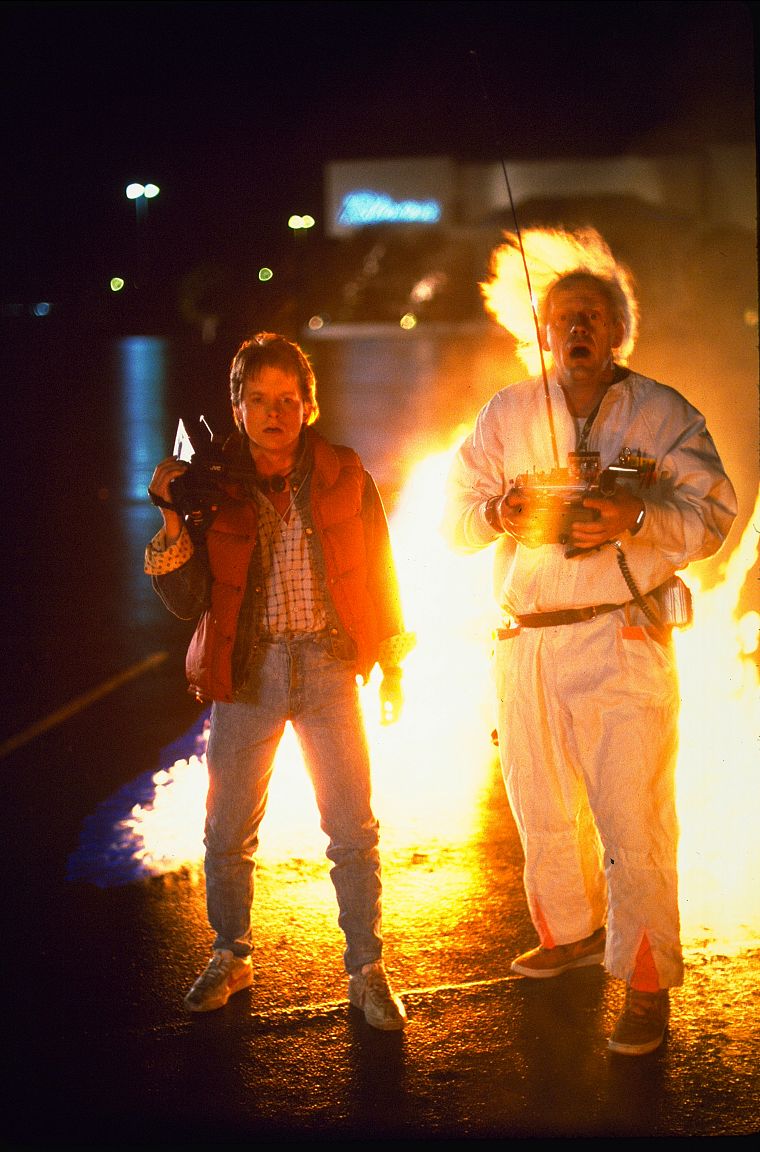 Marty Mcfly And Doc Brown Movie - HD Wallpaper 